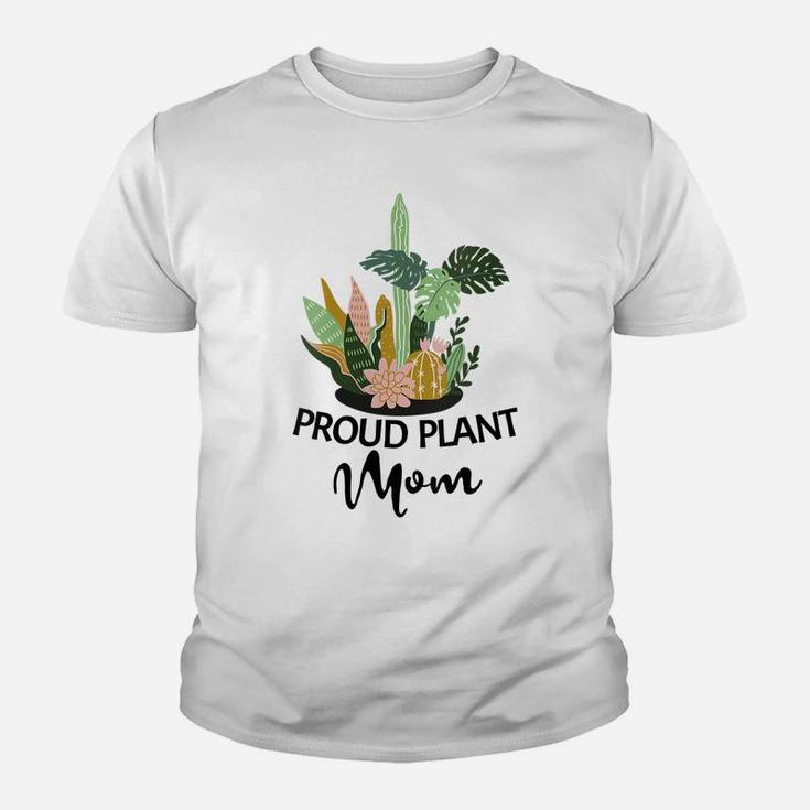 Womens Funny Garden Mama Proud Plant Mom Youth T-shirt