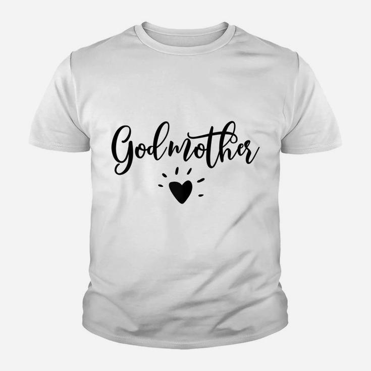 Womens Godmother T Shirt Aunt Pregnancy Announcement Mother's Day Youth T-shirt