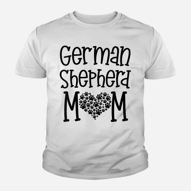 Womens Proud Germand Shepherd Mom Dog Breed Funny Gsd Mama Gift Youth T-shirt