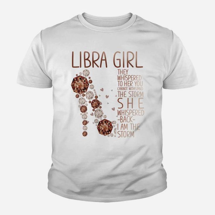 Womens Th Libra Birthday High Heels Costume Black Woman Youth T-shirt