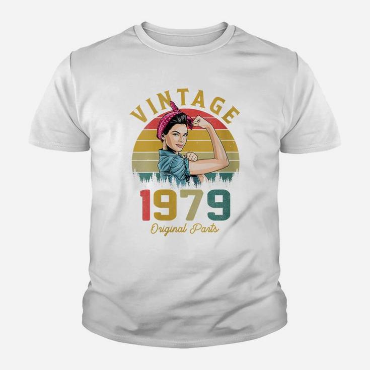 Womens Vintage 1979 Made In 1979 42Nd Birthday 42 Years Old Gift Youth T-shirt