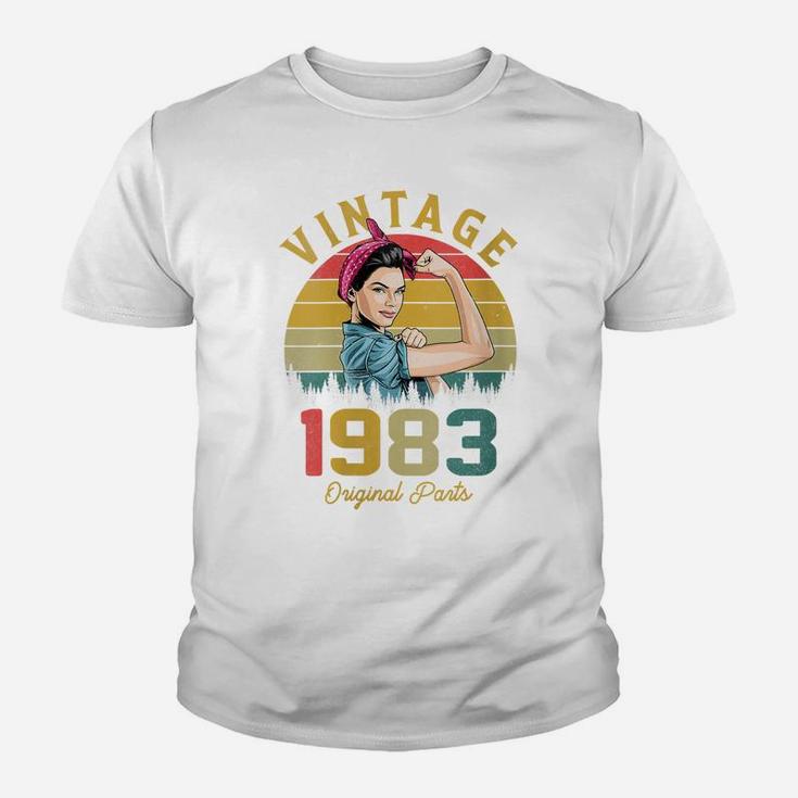 Womens Vintage 1983 Made In 1983 39Th Birthday Women 39 Years Old Youth T-shirt
