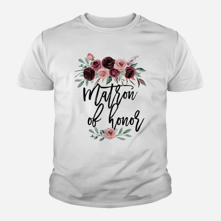 Womens Wedding Gift For Best Friend Sister Mother Matron Of Honor Youth T-shirt