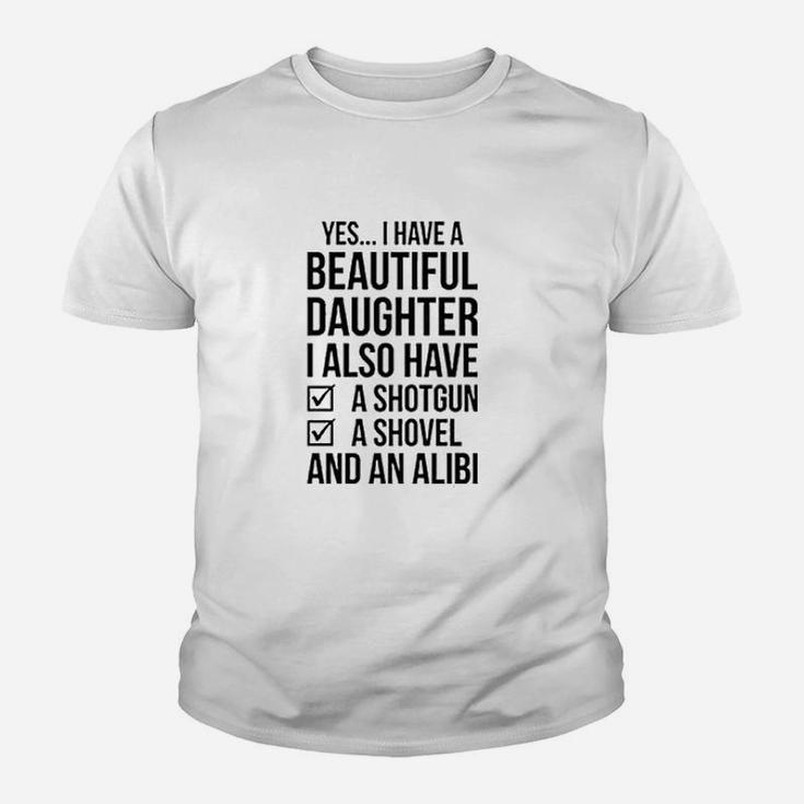 Yes I Do Have A Beautiful Daughter Youth T-shirt