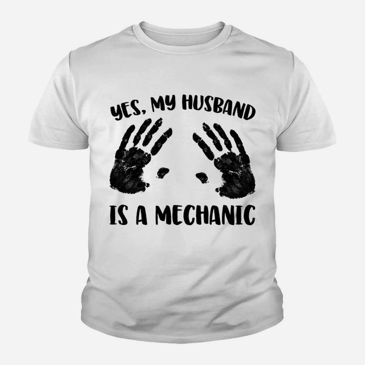 Yes, My Husband Is A Mechanic Youth T-shirt