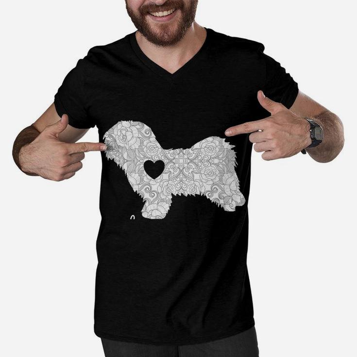 Cute Havanese Dog Havanese Mom Havanese Dad Sweatshirt Men V-Neck Tshirt