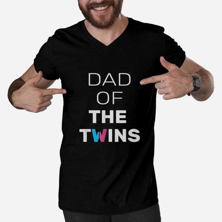 Dad Of The Twins Men V-Neck Tshirt