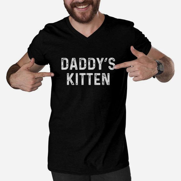 Daddys Kitten Men V-Neck Tshirt