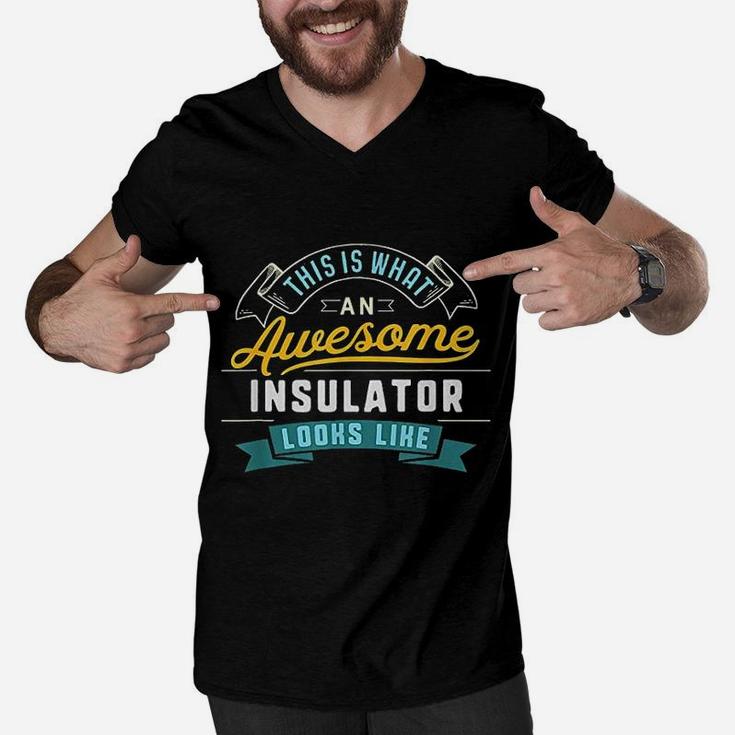 Funny Insulator Awesome Job Occupation Graduation Men V-Neck Tshirt