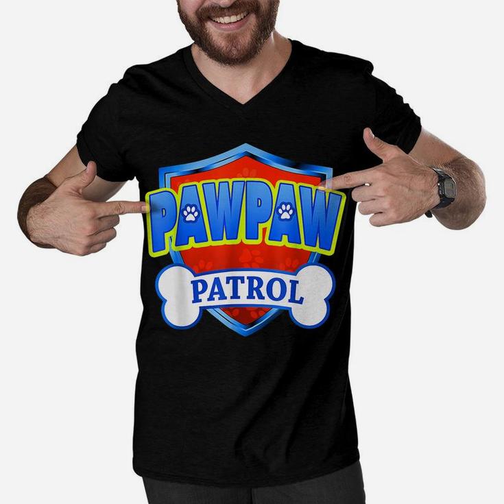 Funny Pawpaw Patrol - Dog Mom, Dad For Men Women Men V-Neck Tshirt