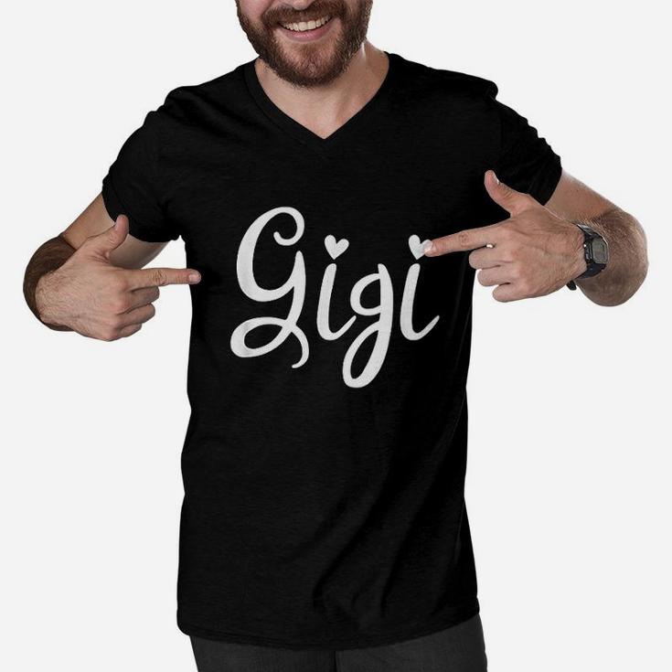 Gigi And Grandpa Gifts Grandma Gifts For Women Men V-Neck Tshirt