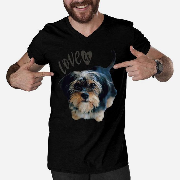Havanese Shirt Women Men Havanese Dog Mom Dad Love Puppy Pet Men V-Neck Tshirt