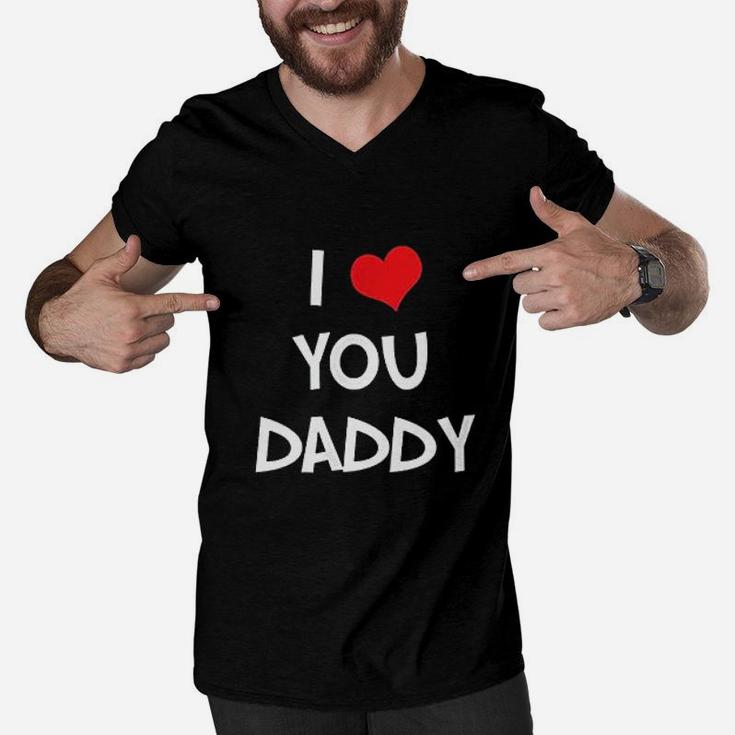 I Love You Daddy Men V-Neck Tshirt