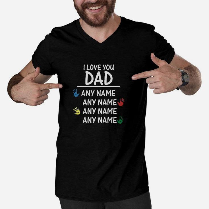 Love You Dad Young Men V-Neck Tshirt