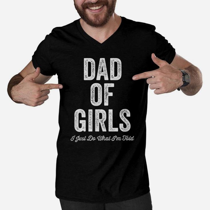 Mens Funny Father Dad Joke Gag Mens Apparel Daddy Humor Girl Dad Men V-Neck Tshirt