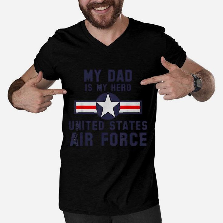 My Dad Is My Hero United States Air Force Men V-Neck Tshirt
