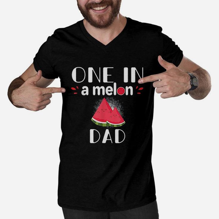One In A Melon Dad Men V-Neck Tshirt