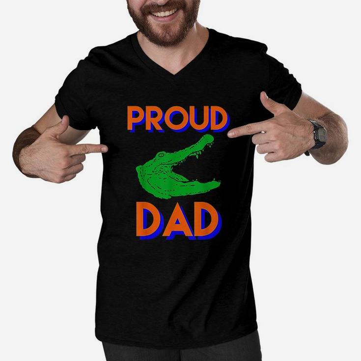 Proud Dad Of A Gator Men V-Neck Tshirt