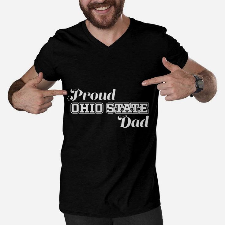 Proud Ohio State Dad Men V-Neck Tshirt