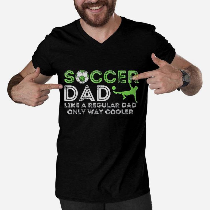 Soccer Dad  Soccer Lover N Fathers Day Men V-Neck Tshirt