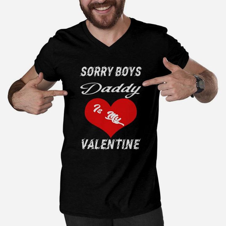 Sorry Boys Daddy Valentine Men V-Neck Tshirt
