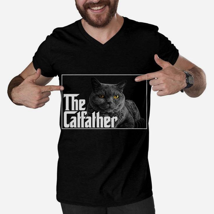 The Catfather T-Shirt Men | Women | Kids Men V-Neck Tshirt