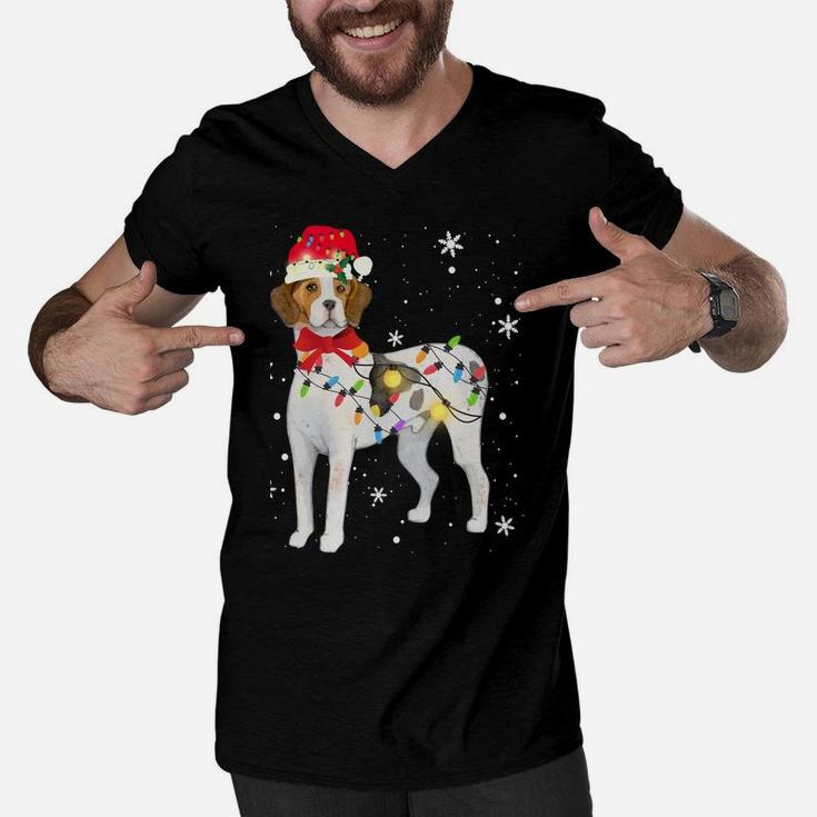 Treeing Walker Coonhound Dog Christmas Xmas Mom Dad Gifts Sweatshirt Men V-Neck Tshirt