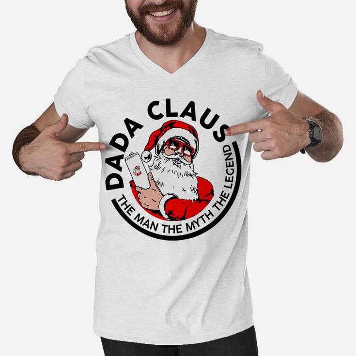 Dada Claus Christmas - The Man The Myth The Legend Men V-Neck Tshirt