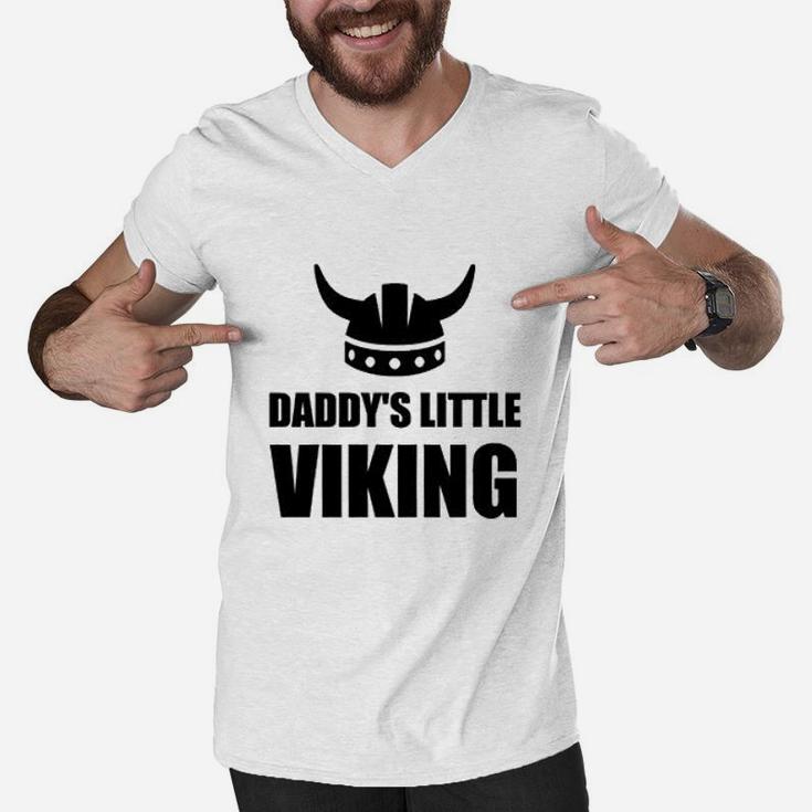 Daddys Little Viking Men V-Neck Tshirt