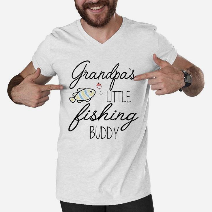 Grandpas Fishing Buddy Men V-Neck Tshirt