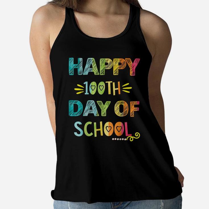 100Th Day Of School Outfit Costume Kids Boys Girls Teacher Women Flowy Tank