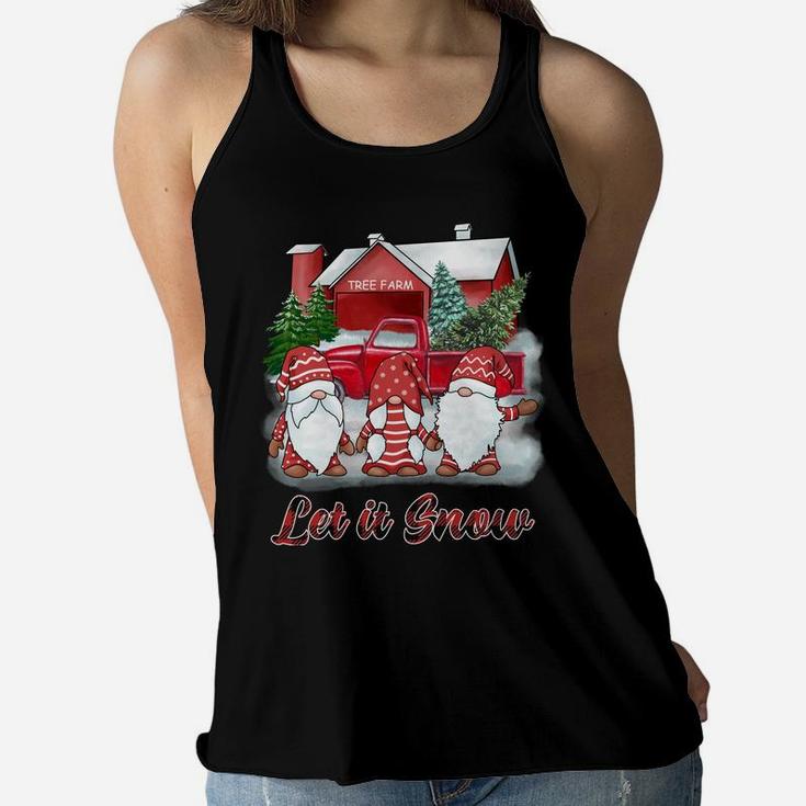Christmas Shirts Let It Snow Gnome Womens Kids Christmas Sweatshirt Women Flowy Tank