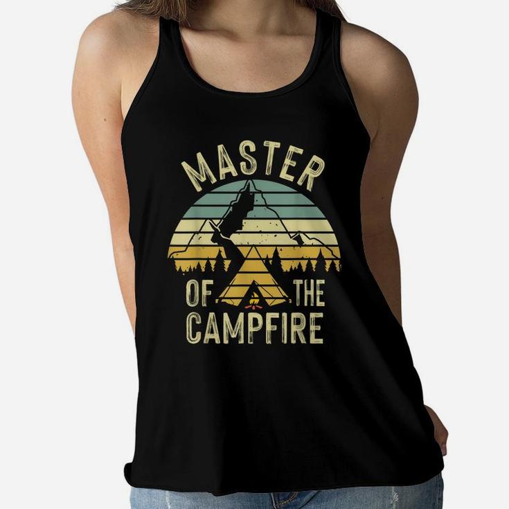 Cool Master Campfire Funny Camping Gift For Kids Men Women Women Flowy Tank