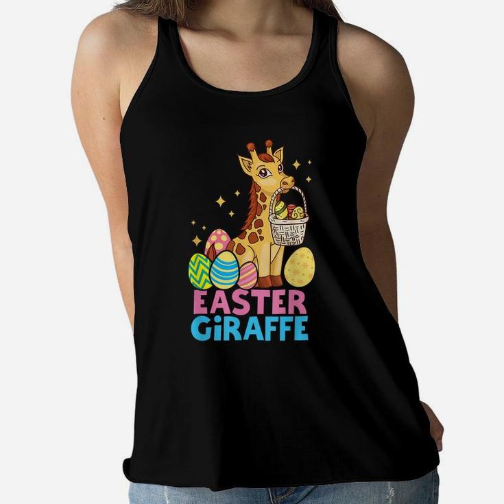 Cute Giraffee Easter Egg Basket Boys Girls Kids Animal Lover Women Flowy Tank