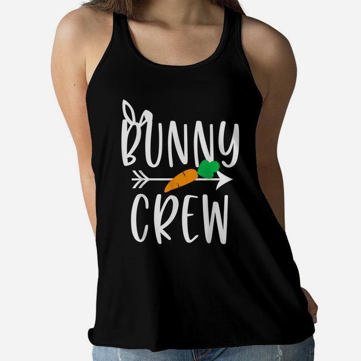 Funny Girls Boys Cousin Team For Easter Egg Hunt Bunny Crew Women Flowy Tank