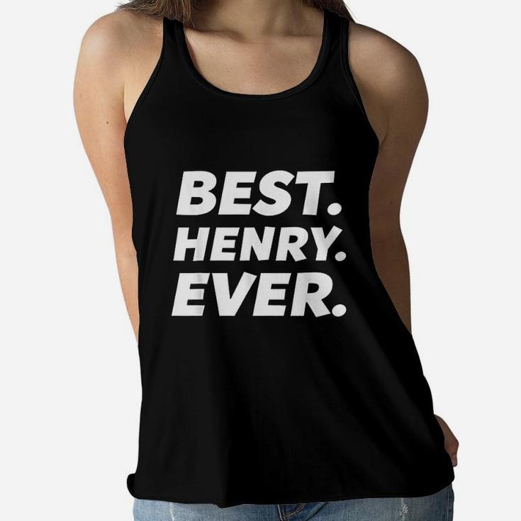 Funny Worlds Best Henry Men Kid Henry Name Women Flowy Tank