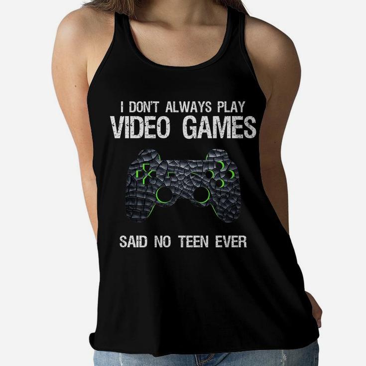 Gamer Funny Gaming Video Games Gift Teens Teenage Boys Girls Women Flowy Tank
