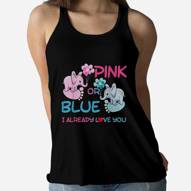 Gender Reveal Pink Or Blue Boy Or Girl Party Supplies Family Women Flowy Tank