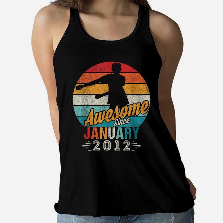 January 2012 Birthday Floss Present For 8 Year Old Boy Gift Women Flowy Tank