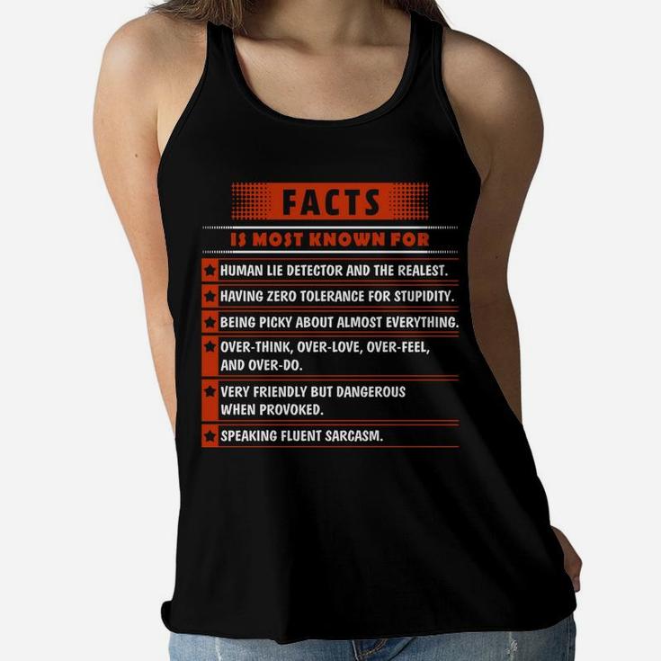 January Girl Facts Funny Most Known For Human Lie Detector Women Flowy Tank