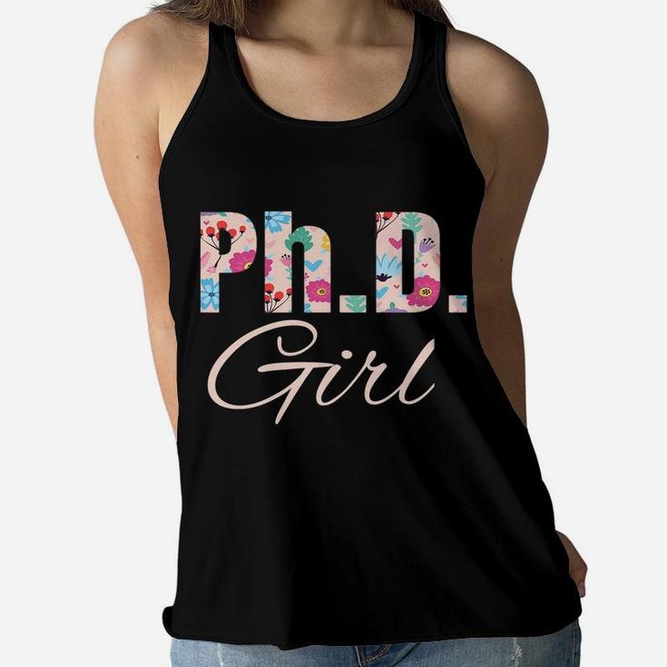 Phd Girl Doctorate Degree Graduation Gift Women Christmas Women Flowy Tank
