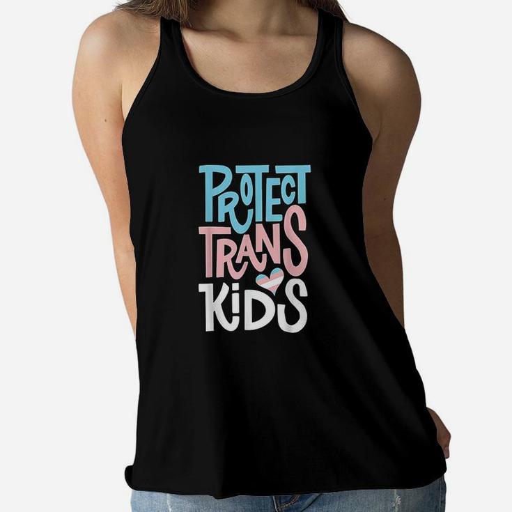 Protect Trans Kids Women Flowy Tank