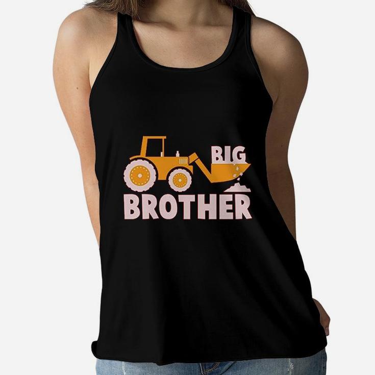 Tstars  Big Brother Gift Tractor Loving Boy Women Flowy Tank