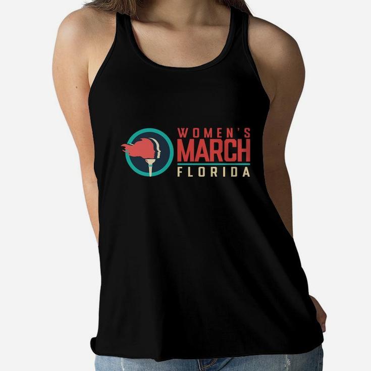 Women March Florida January 2022 Funny Gifts For Friends Women Flowy Tank
