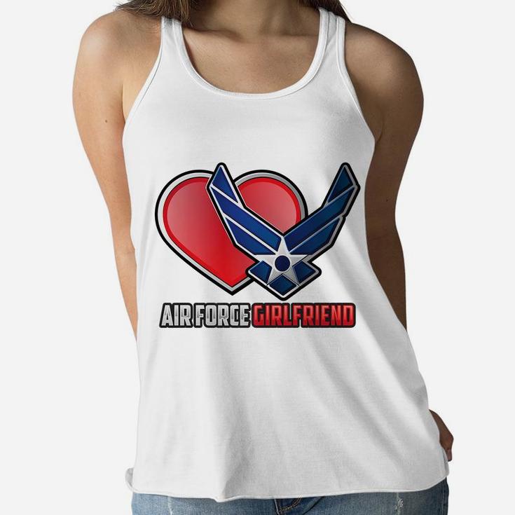 Air Force Girlfriend Shirt | Cute Royal Force Tee Gift Women Flowy Tank