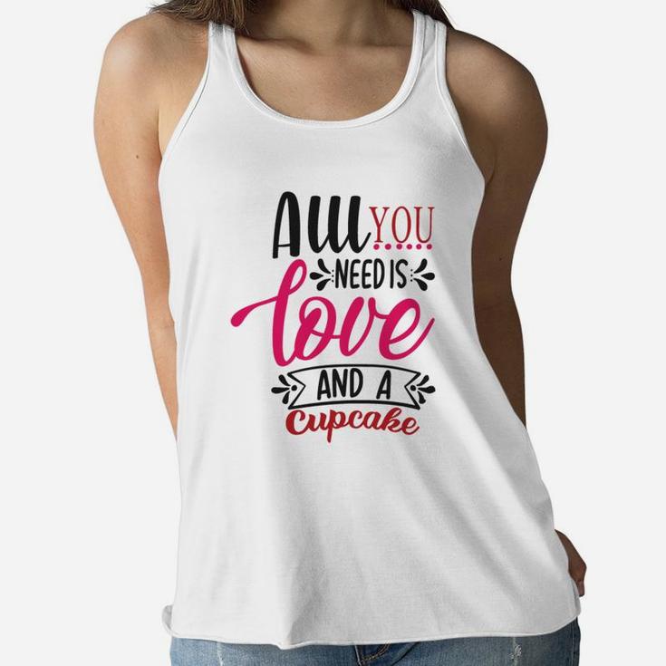 All You Need Is Love Happy Valentines Day Women Flowy Tank