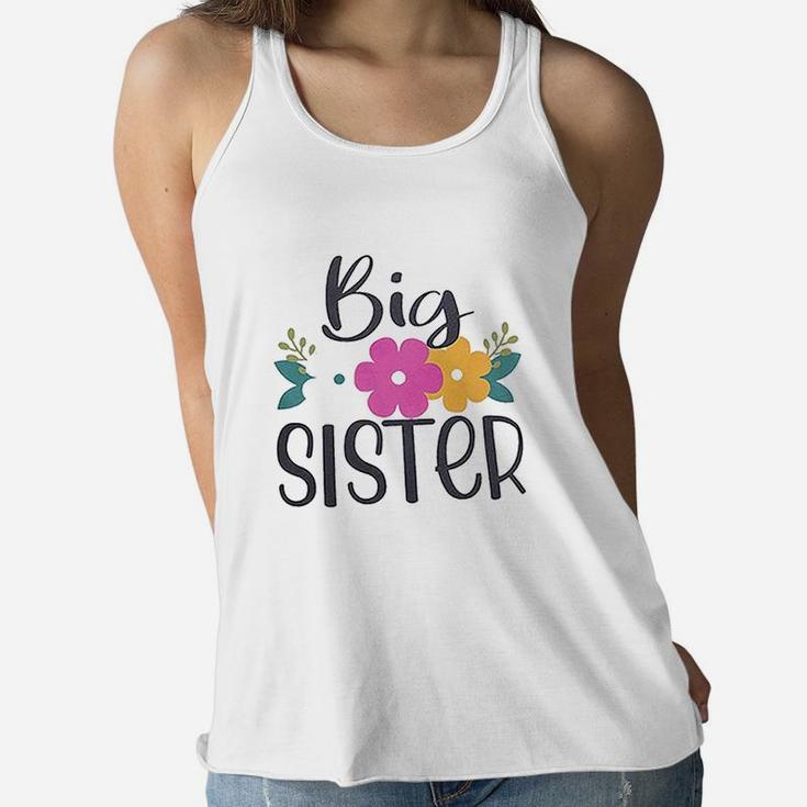 Big Sister Little Sister Matching Outfits Bodysuit Gifts Girls Women Flowy Tank