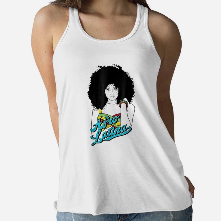 Black Girl With Natural Hair Women Flowy Tank