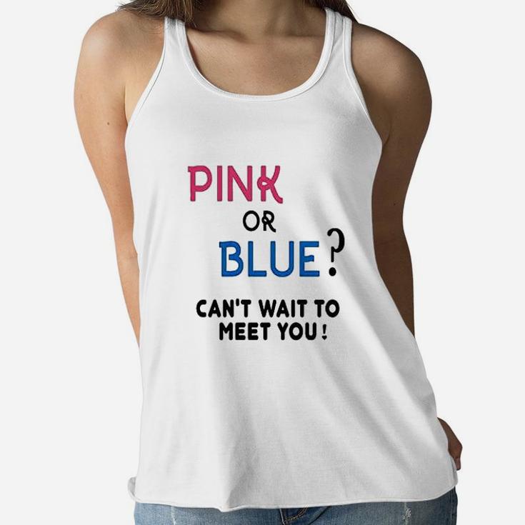 Girl Or Boy Pink Or Blue Women Flowy Tank