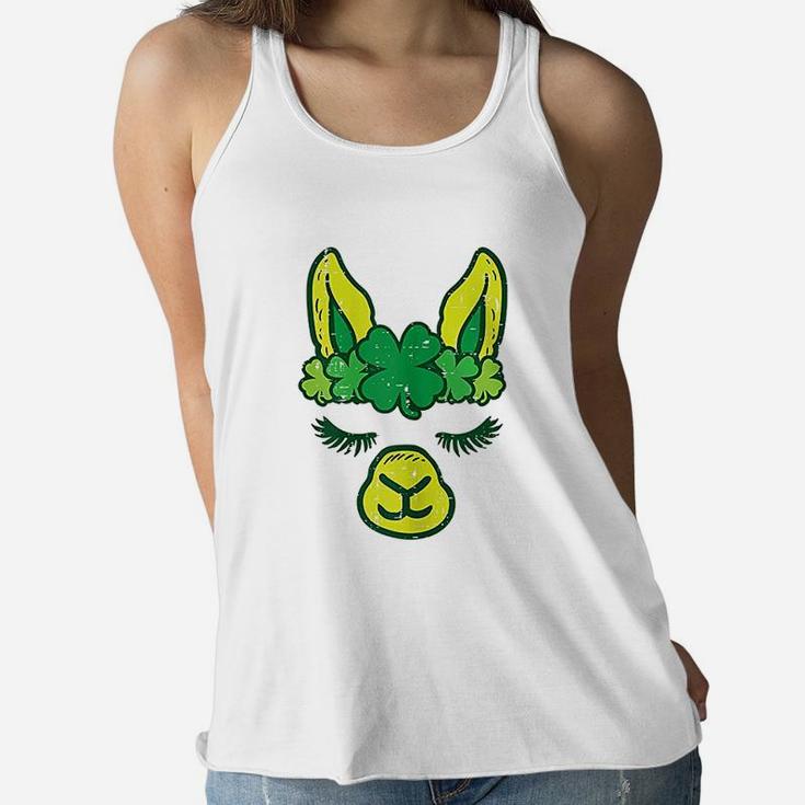 Irish Llama Alpaca Face Cute St Patrick Day Baby Girls Gift Women Flowy Tank Irish Llama Alpaca Face Cute St Patrick Day Baby Girls Gift Women Flowy Tank